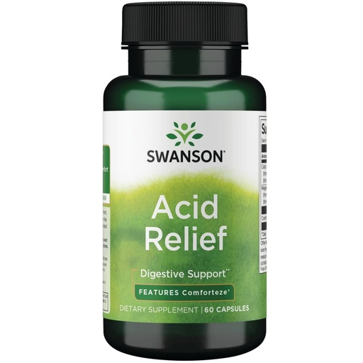[BRSWI2Y5OACQO33I] Swanson Acid Relief 60 Capsules