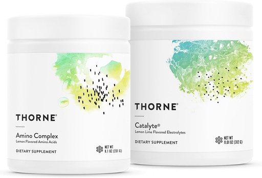 [BRSRAYICBACWMEQ7] THORNE - Performance Essentials Bundle - Amino Complex Lemon & Catalyte Lemon Lime - 30 Servings