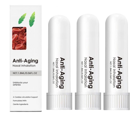 [BRSREEITBYMA4ALJ] 3 Pcs Relieving Nasal Congestion Nasal Stick Inhaler Set, Memory Booster, Portable Anti-Aging Nasal Stick Ideal for Women Men Relieving Nasal Congestion Enjoy Inhalation Fresh Air