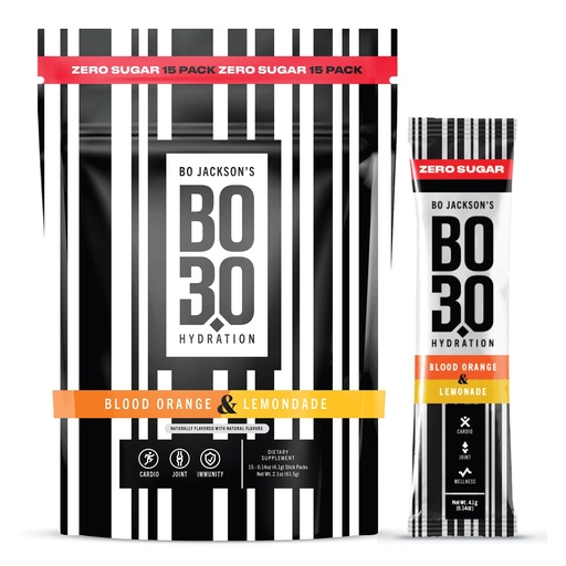 [BRSROBQEC4IQM335] Zero Sugar Electrolyte Powder Packets – Blood Orange & Lemon Flavor | Electrolytes with Sodium, Potassium & Vitamin C for Active Adults | Supports Joints, Cardio, Exercise Recovery