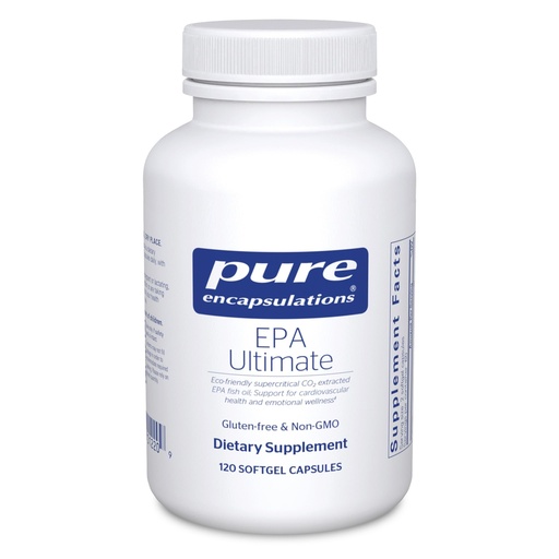 [BRSWI2YFBZ6RKGT2] Pure Encapsulations EPA Ultimate - Eco-Friendly Supercritical CO2 Extracted EPA Fish Oil Concentrate - 120 Softgel Capsules