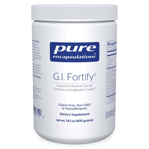 [BRSWIYAFBMMREEDA] Pure Encapsulations G.I. Fortify - Supports Function, Microflora Balance, Cellular Health & Detoxification of G.I. Tract* - with Slippery Elm Bark - 14.1 Oz