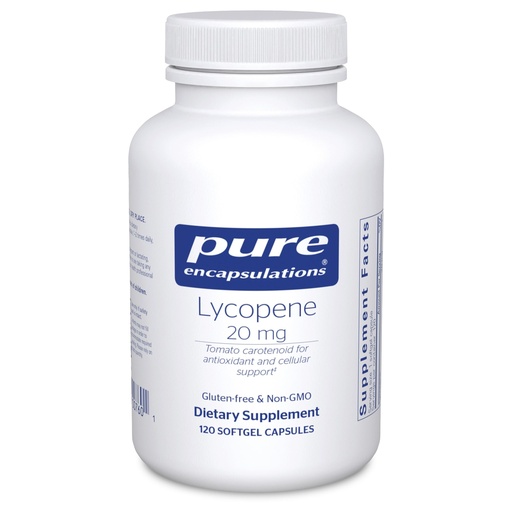[BRSWIY36AANQGD3G] Pure Encapsulations Lycopene 20 mg | Dietary Supplement for Cellular and Macular Support* | 120 Softgel Capsules