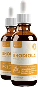 [BRSRMFQOBYFBECY6] Active Rhodiola - Rhodiola Root Extract with Natural Rosavins - Liquid Delivery for Better Absorption - Supports Energy & Stress
