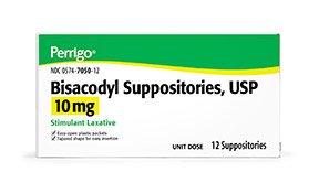 [BRSWIYINBVYWCG32] Bisacodyl Suppositories USP 10 mg 12 Each