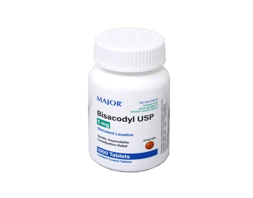 [BRSRMYYTOYPA23T4] 2 Set - Bisacodyl 5MG Laxative Coated Tablets Bottle of 1000 ea