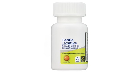 [BRSREFTRCMFWY33A] SEDLAV Bisacodyl USP Constipation Relief Gentle Laxative Tablets, 5 mg, 100 Count, Sticker