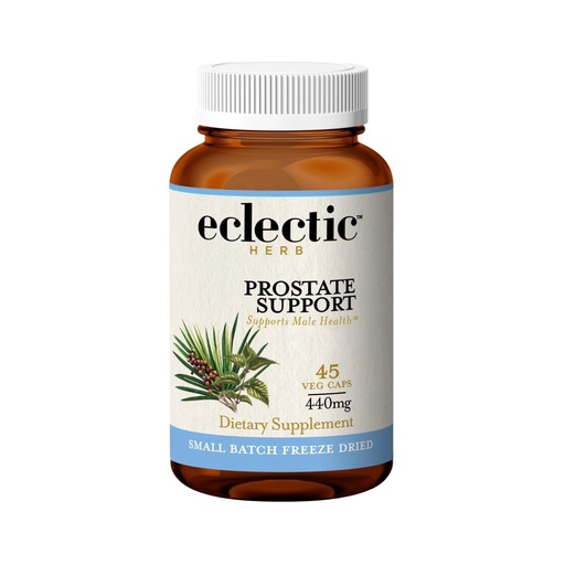 [BRSWIY32BJ4WKEDU] Eclectic Herb - Prostate Support Capsules | Natural Urinary Tract & Prostate Health Supplement for Men | Supports Male Health | Non-GMO, Vegan, Gluten Free (45 CT | 600 mg)