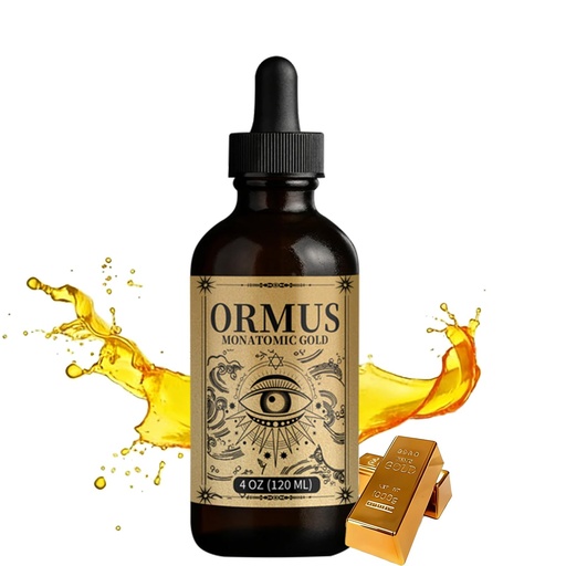 [BRSRECABAANGOCLX] ORMUS Gold Oil PINEAL Gland - Liquid Gold Organic, Enhance Cellular Health, Increased Energy & Vital Force, Cleanse Your pineal Gland | 4oz