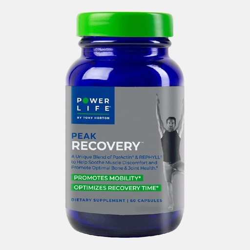 [BRSW2CAYOEPWAYD7] Tony Horton PowerLife Peak Recovery Supplement to Reduce Muscle Soreness from Workouts, Promote Mobility and Optimize Recovery Time, 60 Count