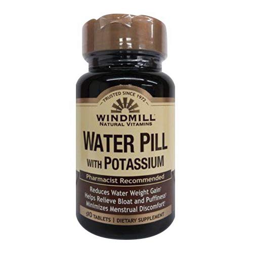[BRSWGHYEAECBE3DB] Windmill Water Pill with Potassium Tablets 90 Ea