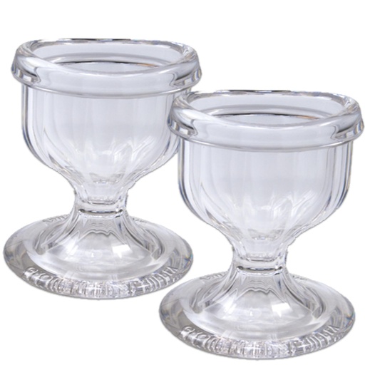 [BRSRAFIODEMQG3A2] GMS Optical Glass Eye Wash Cups - Stye Eye Treatment - Soothing Relief from Allergens, Irritants, Makeup, Dust, Dry Eyes and More - Alternative to Eye Drops - (2 Pack)
