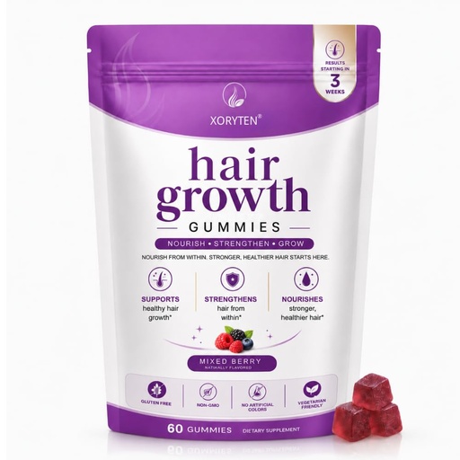 [BRSRYYANCJ6B4DY4] Hair Growth Accelerator Soft Chewable Tablets – Advanced Hair Support Formula for Men & Women with Biotin & Key Nutrients – Helps Support Thicker, Fuller, Stronger Looking Hair – 60 Count (1) "