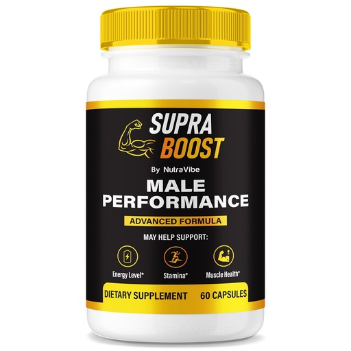 [BRSREAD4PMCWK3L7] Supra Boost – SupraBoost Premium Formula with Natural Ingredients to Support Energy, Stamina & Daily Performance | Easy-to-Swallow Supplement Pills, 30 Day Supply (60 Capsules)