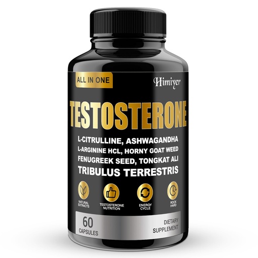 [BRSRGGTROZ6RECQU] Himiyer Men’s Daily Wellness Capsules – Botanical & Amino Acid Supplement – 60 Capsules