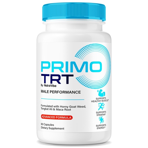 [BRSREFL3BV7B6YI6] Primo TRT Pills – PrimoTRT ME Premium Support Formula with a Clean, Natural Blend for Energy, Performance and Stamina | Just 2 Easy-to-Swallow Capsules a Day (60 Capsules)