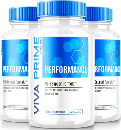 [BRSROBL4OECRUDLX] (3 Pack) Viva Prime Capsules - Viva Prime for Men, Viva Prime Daily Nutrition for Overall Wellness and Peak Performance, Advanced Male Formula Pills, VivaPrime Reviews (180 Capsules)