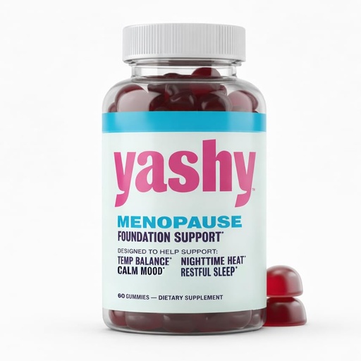 [BRSREZAQCMMWMHQ6] Gummies for Menopause | Hormone-Free Supplements for Women | Clinically Backed | 30 Servings | Helps Alleviate Hot Flashes, Night Sweats, & Mood Swings | Supports Libido | BlackBerry Flavor