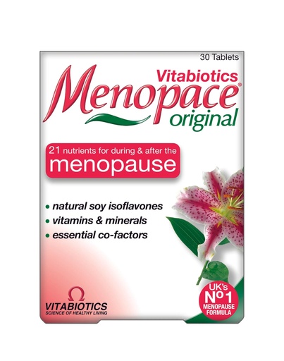[BRSWIYQCCZYGAA32] Menopace Vitabiotics - 30 Tablets