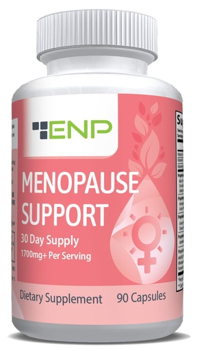 [BRSRGYIEBEGQ2CI6] ENP Menopause Support for Women with Black Cohosh, Red Clover and Prebiotic Blend