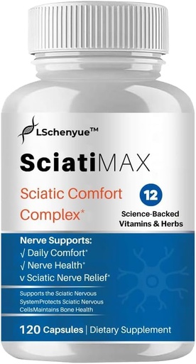 [BRSRYZQ7OIDRQDI6] Sciatica Nerve Pain Relie - Botanical Extracts, Carefully Selected Ingredients, 120 Capsulesf