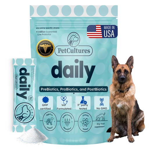 [BRSRGYY7B4PRMCAV] PetCultures Daily TriBiotic Formula | Probiotic Powder for Dogs with Digestive Enzymes & Vitamins | Supports Gut Health & Overall Wellness - Made in USA (10)