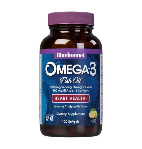 [BRSWIYQAO4FGCETK] Bluebonnet Nutrition EPAx Omega-3 1000 MG Heart Formula, 120 CT