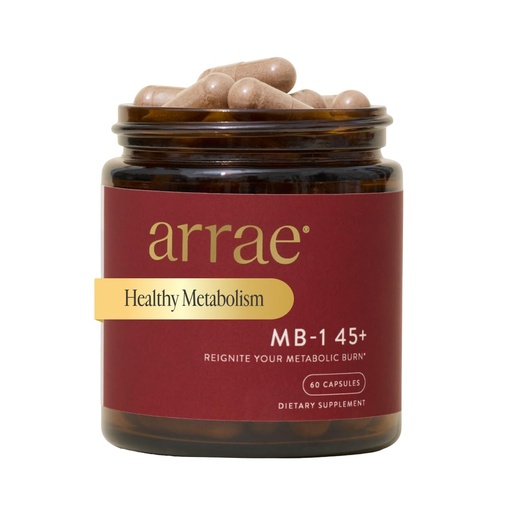 [BRSREGLQCBYRQE3O] Arrae MB-1 45+, Natural Dietary Supplement, Control Appetite, Increase Energy, Support Healthy Metabolism, 60 Capsules