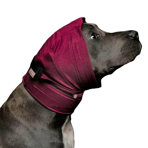 [BRSWG2YZBAPW23DX] No Flap Ear Wrap (Red Pinpoint Mesh, Medium)