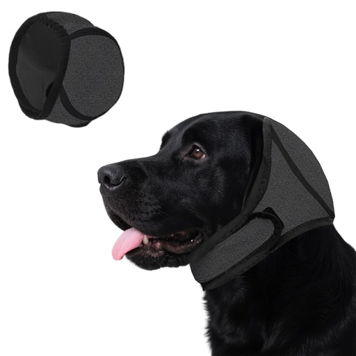 [BRSREFQYB4PBADL7] Dog Ear Muffs Noise Protection, Dog Ear Covers for Bath, Dog Quiet Ear Wrap, Waterproof Dog Calming Hoodie for Hematoma, Bathing, Drying, Swim& Noise Anxiety Relief