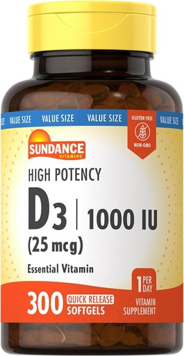 [BRSWKYYHB4DRMDDM] Sundance Vitamin D3 1000 IU iž