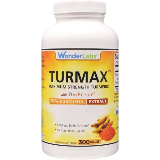 [BRSWIZITCAMBUDI7] Maximum Strength Turmeric wit BioPerine - 95% Curcumin Extract, Formulated for Maximum Absorbsion (300)
