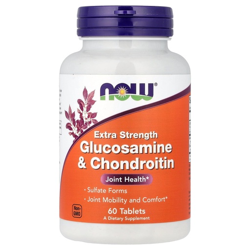 [BRSWIYQ6CAMWCFIZ] NOW Foods Extra Strength Glucosamine & Chondroitin, 60 Tablets