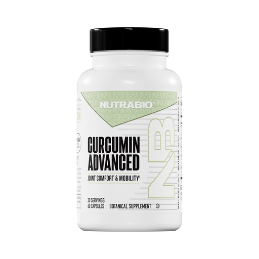 [BRSWYZT6BYPB42DG] NutraBio Curcumin Advanced Digestion & Joint Support Complex, 60 Caps | Curcumin C3 Reduct, Bromelain, Ginger Root Extract, Bioperine, AstraGin