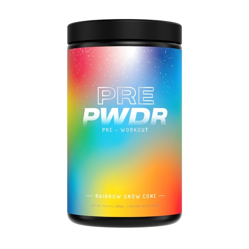 [BRSROFIPAEOWGFLV] Pre-Workout Powder, All Natural Pre Workout for Energy, Pump, Endurance & Strength, with Caffeine (Rainbow Snowcone)
