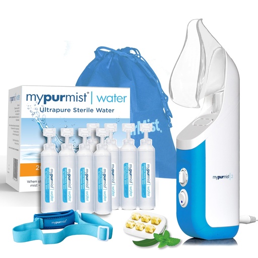 [BRSWYHY6DN5AOCAY] Mypurmist® Premium Value Pack - Handheld Ultrapure Instant Steam Inhaler - Fast Allergy Nasal Congestion Cold Cough Sinus Relief - Vaporizer Humidifier Steamer, Voice Care