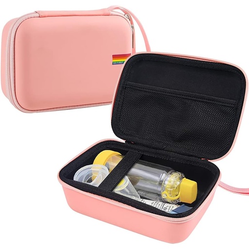 [BRSWYYIHAECRYHTL] Leayjeen Portable Suitcase is Compatible with other Accessories such as Asthma Inhaler, Masks,Inhaler Spacer for Kids and Adults.(Case Only)