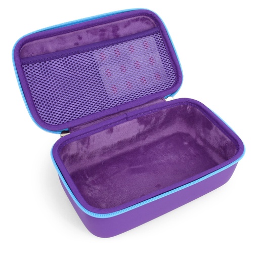 [BRSROZT5B4BAMCIZ] CASEMATIX Asthma Inhaler Case For Travel Fits Asthma Inhaler Spacer With Mask Attached, Inhaler Holder and Additional Accessories Used With Spacer For Inhaler, Includes Purple Asthma Case Only