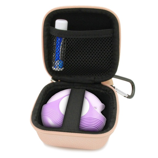 [BRSWYZQHDN7BYF3G] Casematix Clip On Dry Powder Diskus Asthma Inhaler Medicine Travel Case to Protect from Dust, Spills and Drops - Includes Case Only