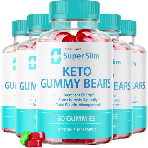 [BRSRMHQCC4FB4333] rize labs (5 Pack) Super Slim Keto Gummy Bears Super Slim Keto Gummies (300 Gummies)