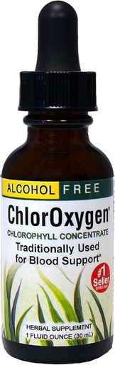 [BRSWIYQYOBYROHDO] Herbs Etc. ChlorOxygen Chlorophyll Concentrate - Highly-Concentrated Energy Support - Aids Healthy Blood Circulation - Natural Vitality Support - Alcohol-Free - 1 fl oz (Aproximadamente 66 Servings)