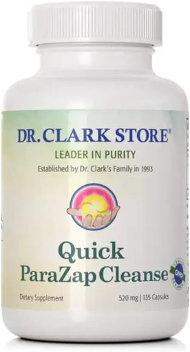 [BRSWIZQTPMDAKHT2] Dr Clark Store para-Zap – 520mg, 135 Capsules, Hỗ trợ Kiểm soát Sức khỏe KỂ LẠI