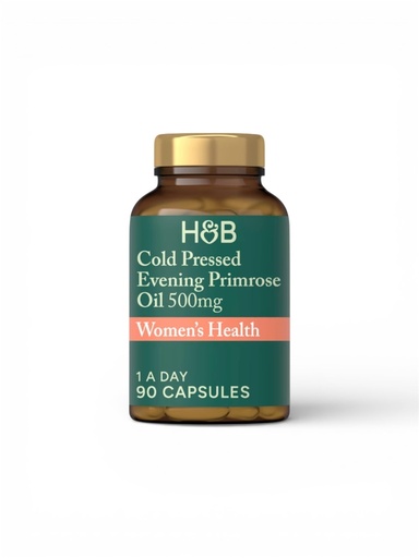 [BRSRGHA6AUNQIA3G] H and B, Cold Pressed Evening Primrose Oil 500mg 90 Capsules