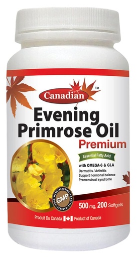 [BRSWGHYNOIDWYCTX] Nutridom Evening Primrose Oil Omega-6 & GLA 500mg 200Softgels