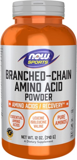 [BRSWIY32BQOBUH3I] NOW Foods Sports Nutrition, Branched Chain Amino Acid Powder with Leucine, Isoleucine, and Valine, 12-Ounce