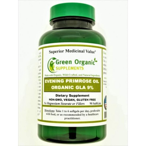 [BRSWYZITPIBQIYA4] Green Organic Supplements Evening Primrose Oil, GLA, Organic (Pack of 1)