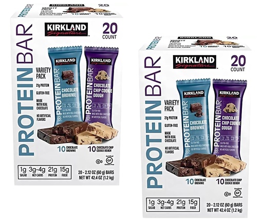 [BRSWGY3YPMDQIF3J] Kirkland Signature Protein Bar Energy Variety Pack, 20 Count (2 Pack)