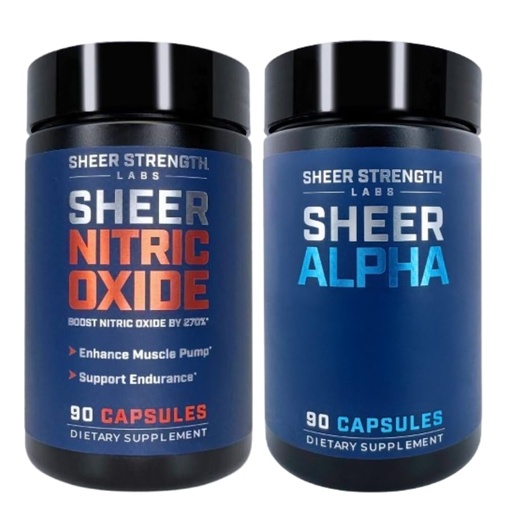 [BRSRAZT4CQNGAHLL] Gym GOD Pack - Nitric Oxide Supplement & Sheer Alpha T Booster