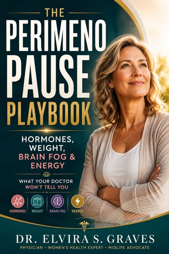 [BRSRGCT3CQNB43LX] The Perimenopause Playbook: Hormones, Weight, Brain Fog & Energy — What Your Doctor Won’t Tell You.