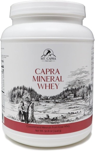 [BRSWIYQQCJYWYA3U] Mt. Capra Mineral Whey TENIDO A Whole Food, Bio-Available Mineral/Electrolyte Powder Suplemento de Goat Milk Whey, Rich in Potassium, Alkalizing TEN 56 Servings - 50.8 oz